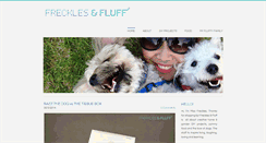 Desktop Screenshot of frecklesandfluff.com